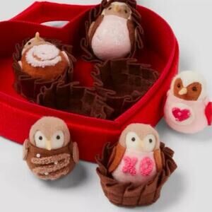 New Spritz Chocolate Bird Valentine's Day Box Decor